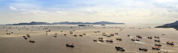 ԭ����D�����A����Ƭ���_�ݣ��㽭����2014��9��16�� �|�������ݝO�Y(ji��)�� �O���P(y��ng)���뺣 9��16�����㽭�_���к��T�ۿڵĝO����Ⱥ�Y(ji��)�(du��)��x�O�۳������~����(d��ng)������12�c(di��n)�������������µĖ|�������ݝO����ʽ�Y(ji��)�����㽭��ɽ���������_�ݵȵصĝO�������P(y��ng)���뺣��������ǧ��������ε����^�����A��l(f��)����٩�� �z��